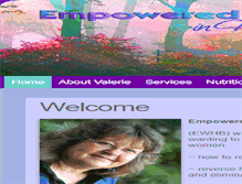 Tablet Screenshot of healthybalancedwomen.com